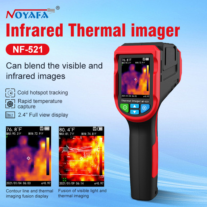 Nf 521 Thermal Imaging Camera - Termômetro de medição de temperatura automática