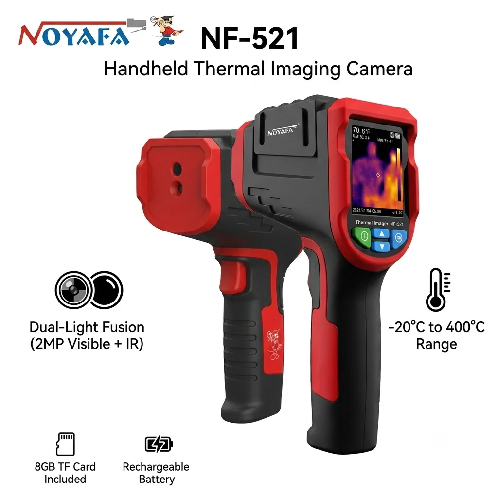 Nf 521 Thermal Imaging Camera - Câmera Termográfica Portátil NOYAFA NF-521 2MP