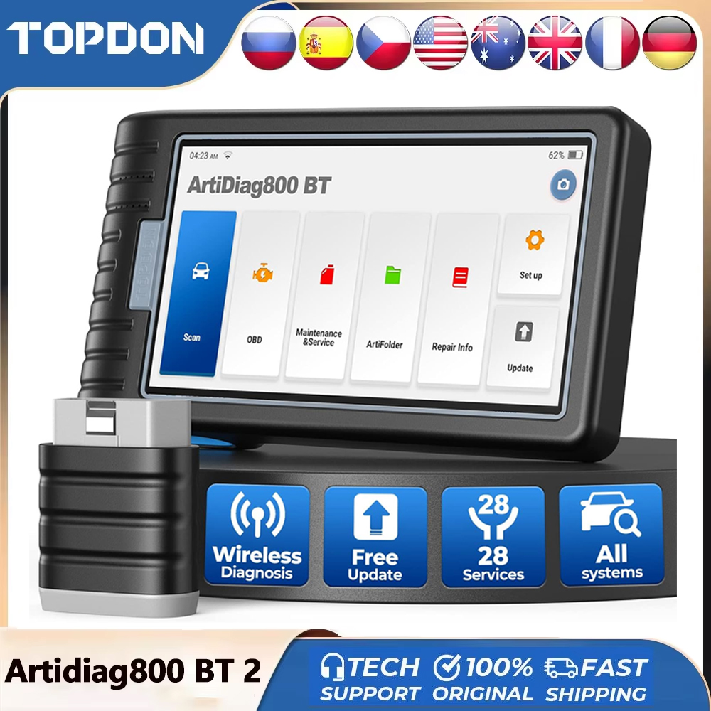 Topdon Tc001 Thermal Camera - TOPDON ArtiDiag800 BT Ferramenta de Diagnóstico