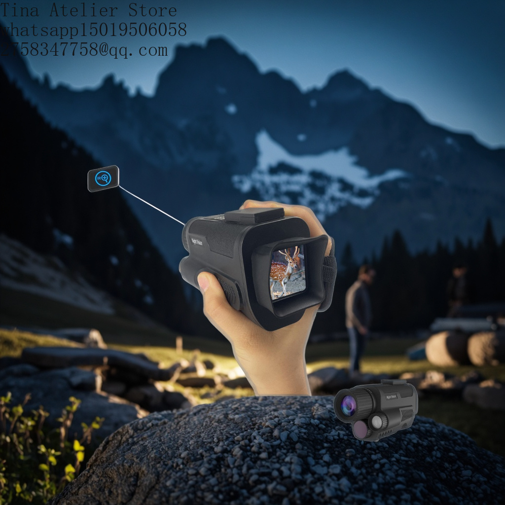 Z9001 Monóculo Térmico 40MP co - Thermal Scope Night Vision Monocular avaliação e preço