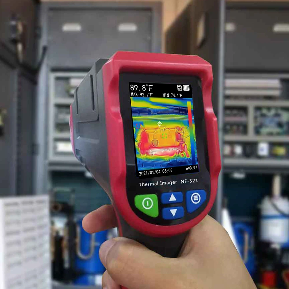Câmera Termográfica Portátil N - Nf 521 Thermal Imaging Camera avaliação e preço